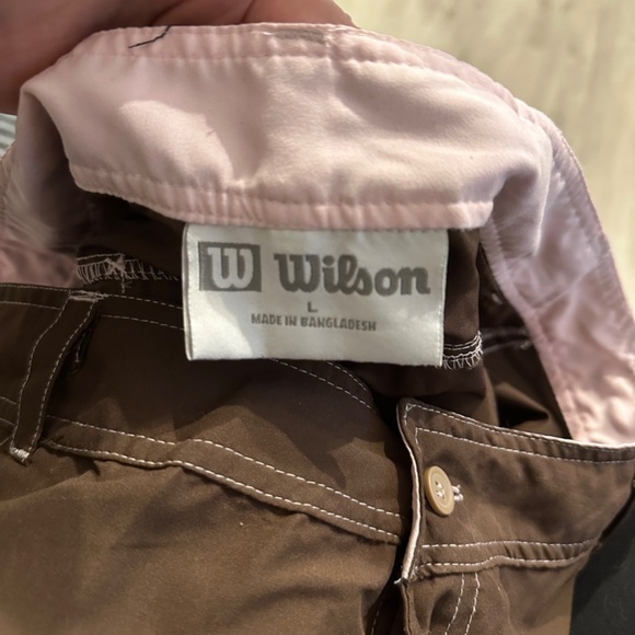 Wilson Light Weight Brown Shorts | Size Large | 10" Inseam | NWT - Picture 3 of 11